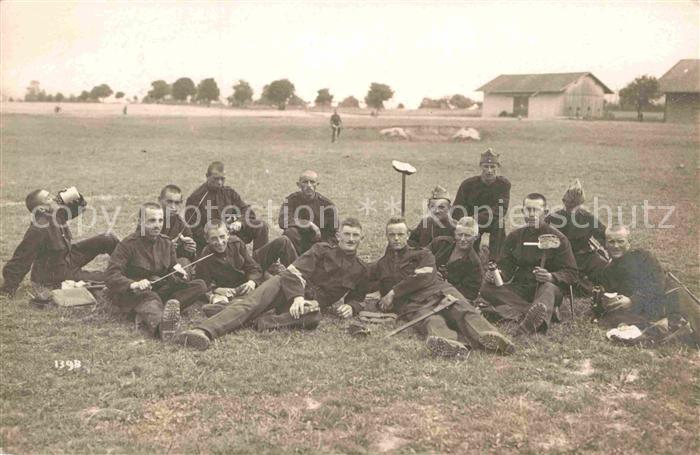 Militaria Schweiz Oerlikon Soldatenleben WK1 Zeit.