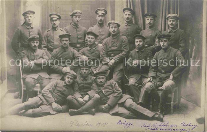 Bruges BRUGGE Belgie Militaria WK1