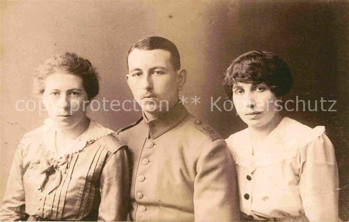 Militaria WK1 Familienfoto Infanterie Regiment 16