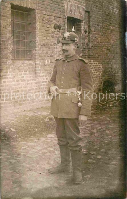 Militaria Regimente Saechsisches Infanterie Regiment WK1 Soldat