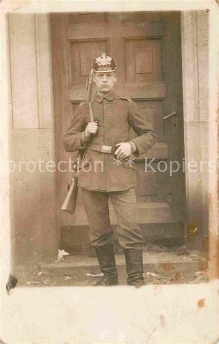 Regiment IR 070 Infanterie Soldat mit Bajonette WK1