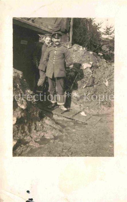 Militaria WK1 Unterstand