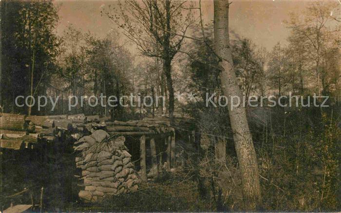 Militaria WK1 Unterstand