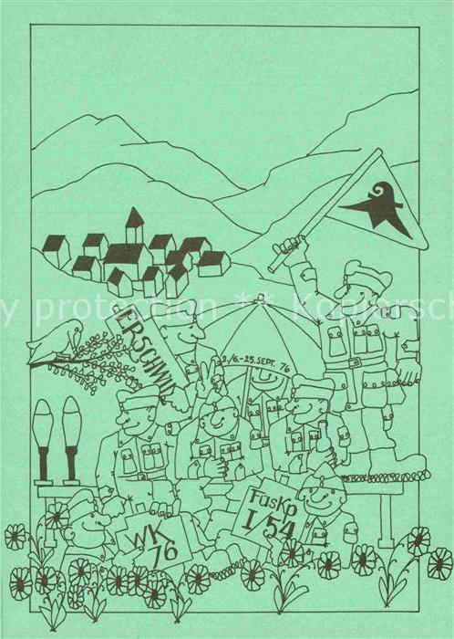 Militaria Schweiz WK1 Regimentskarte