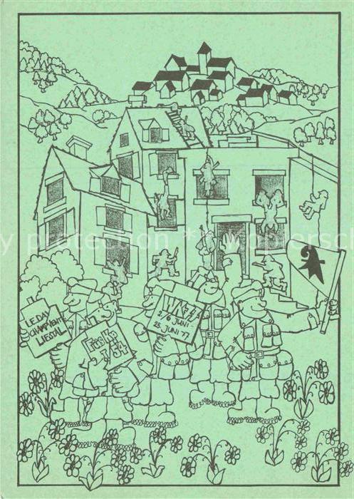 Liestal BL FuesKp 1/54 Liestal  Militaria Grusskarte Regimentskarte