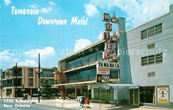 New Orleans Louisiana Tamanaca Downtown Motel