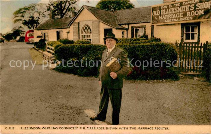 Gretna Green Old Blacksmith's Shop R. Rennison