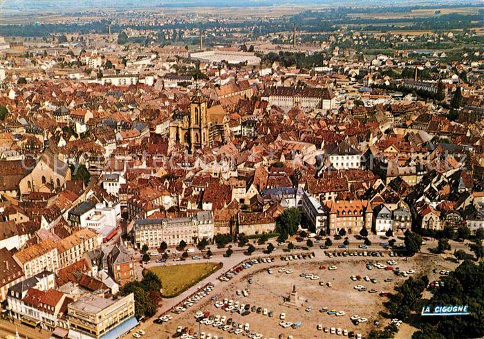 Colmar Haut Rhin Elsass Place Rapp Vieux Quartier Cathedrale St.-Martin Vue aeri