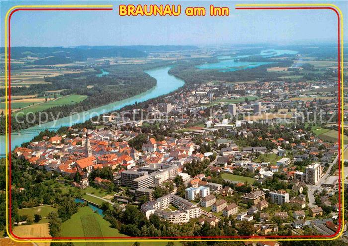 Braunau Inn Fliegeraufnahme