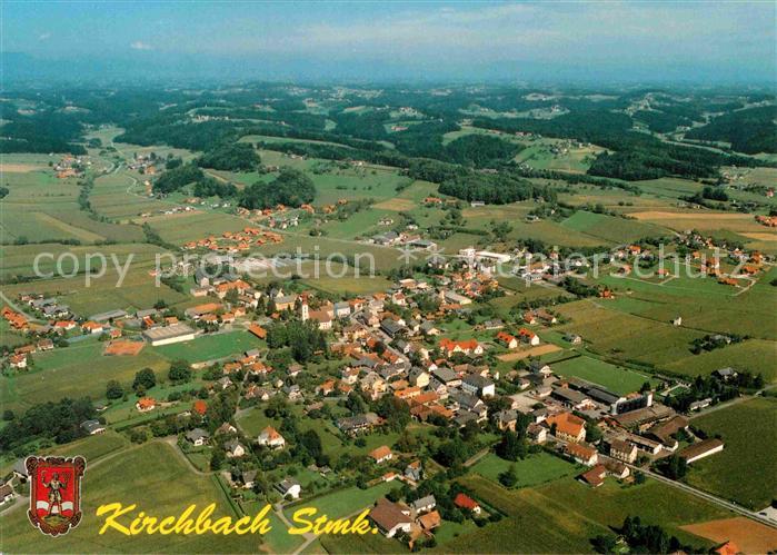 Kirchbach Steiermark Fliegeraufnahme