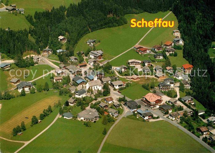 Scheffau Wilden Kaiser Fliegeraufnahme