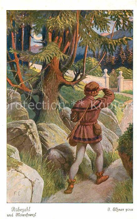 Maerchen Sagen Rübezahl und Flötenfranzl F. Elssner Nr