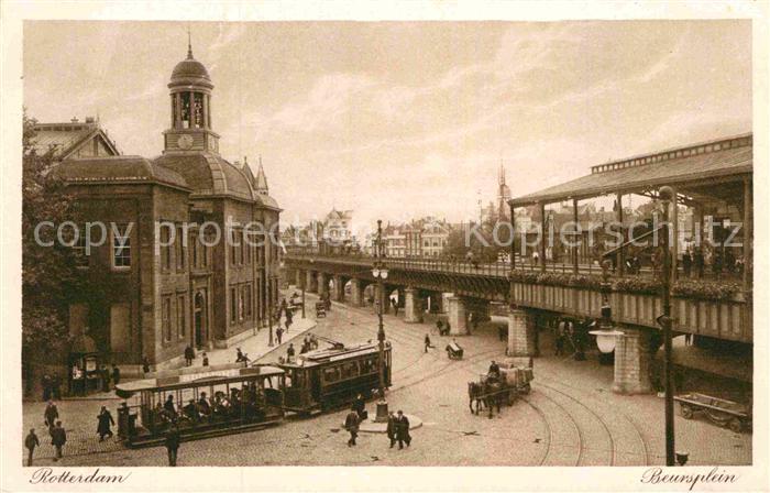 Strassenbahn Rotterdam Beursplein