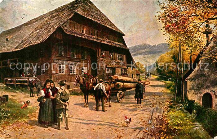 Hoffmann Heinrich Gasthaus zum Himmelreich Eingang ins Hoellental