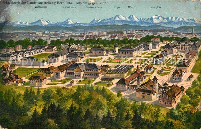 Landesausstellung Bern 1914 Ansicht gegen Süden
