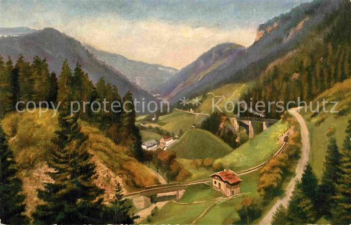Hoffmann Heinrich Hoellental bei der Ravennaschlucht