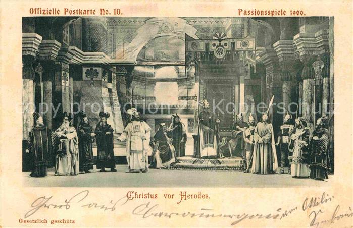 Passionsspiele Oberammergau Christus vor Herodes