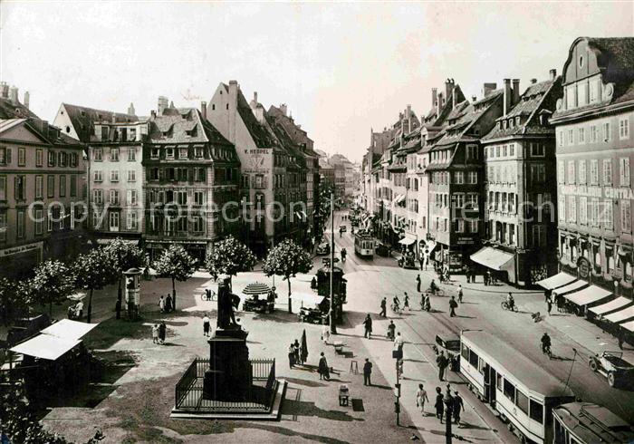 Strassenbahn Strasbourg Place Gutenberg Rue des Grandes Arcades
