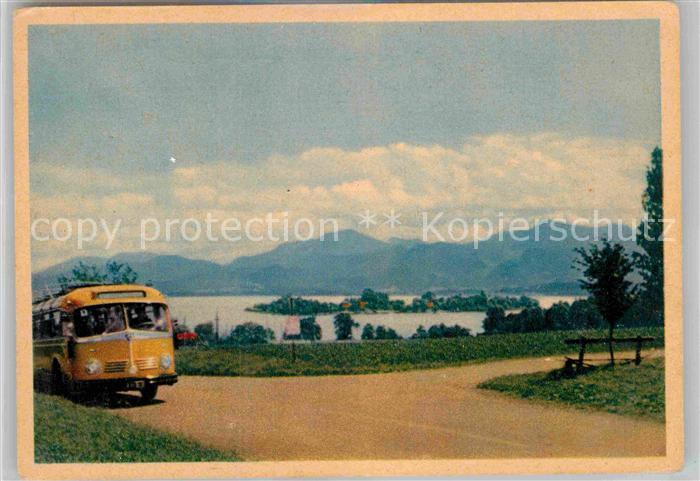 Postbus Deutsche Alpenpost Chiemsee Fraueninsel