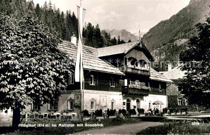 Maltatal Kaernten Pflueglhof Sonnblick