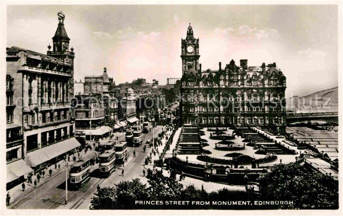 Edinburgh Scotland Princes Street Monument