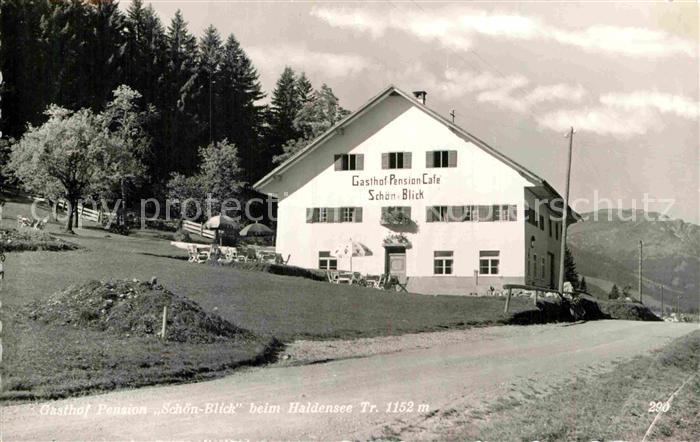 Haldensee Gasthaus Pension Schoem Blick