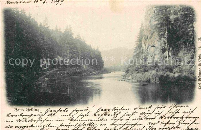 Karlsbad Eger Panorama Hans Heiling