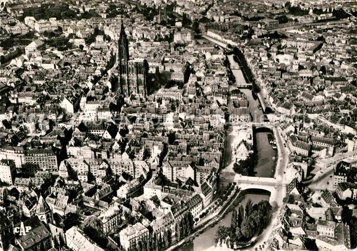 Strasbourg Alsace Fliegeraufnahme
