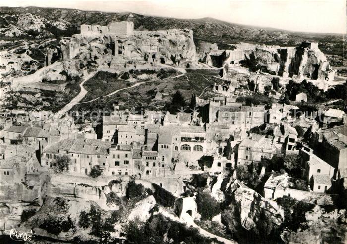 Les Baux-de-Provence Fliegeraufnahme