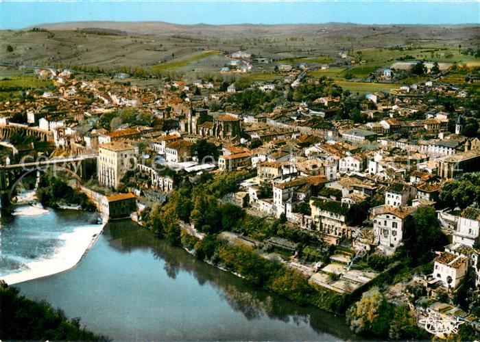 Rabastens Fliegeraufnahme Jardins sur le Tarn