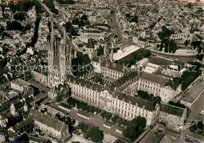 Caen Abbaye aux Hommes Fliegeraufnahme