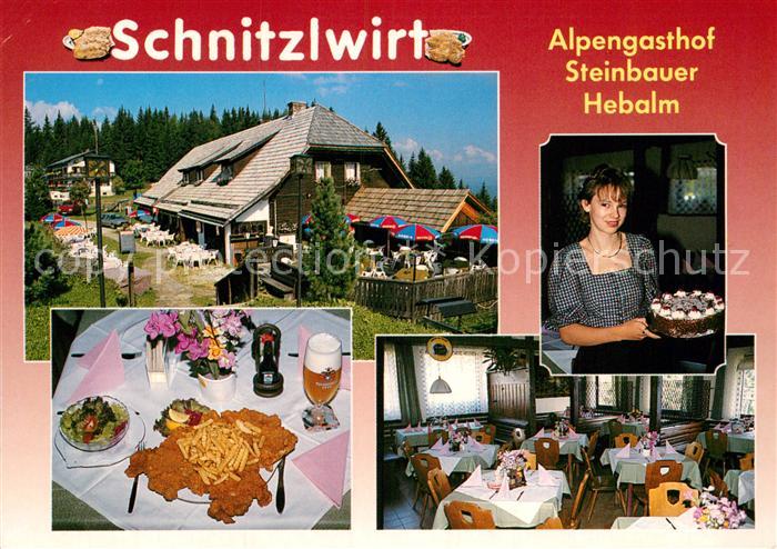 Preitenegg Alpengasthof Steinbauer Schnitzlwirt