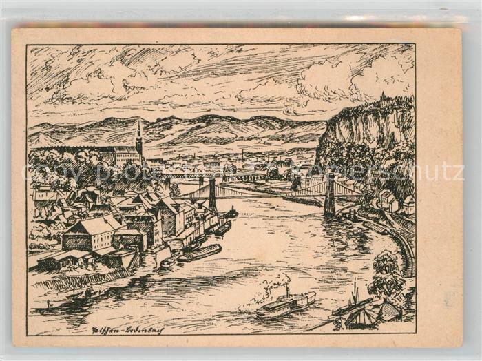 Decin Boehmen Kuenstlerkarte