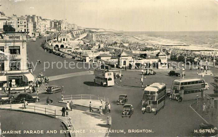 Brighton East Sussex Kreisverkehr der Promenade