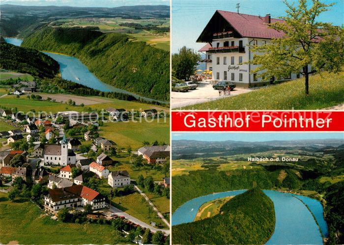 Haibach Donau Fliegeraufnahme Gasthof Pointner