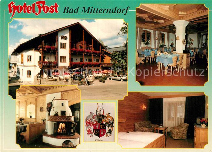 Bad Mitterndorf Hotel Post Gaststube Doppelzimmer Kamin