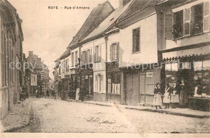 Roye Somme Rue d Amiens