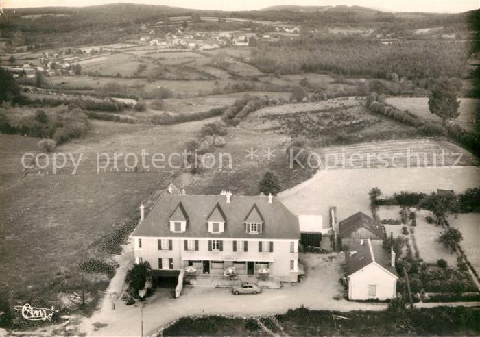 Montsauche-les-Settons Fliegeraufnahme Ideal Hotel