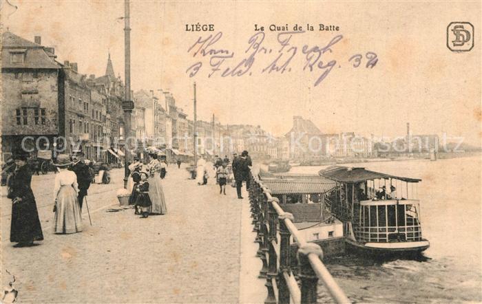 Liege Luettich Quai de la Batte