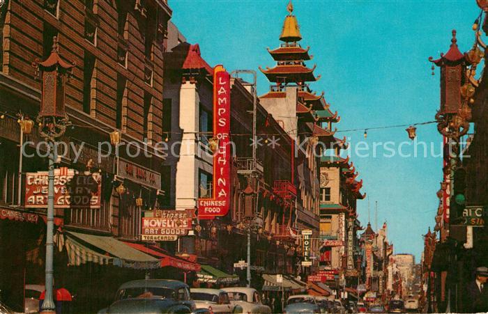 San Francisco California Grant Avenue Chinatown