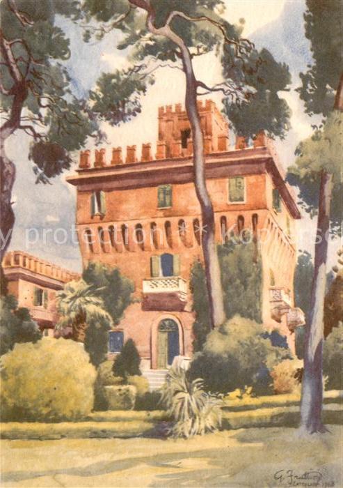 Cattolica Rimini Castello Malatestiano Künstlerkarte