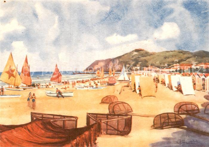 Cattolica Rimini Collina di Gabicce Künstlerkarte