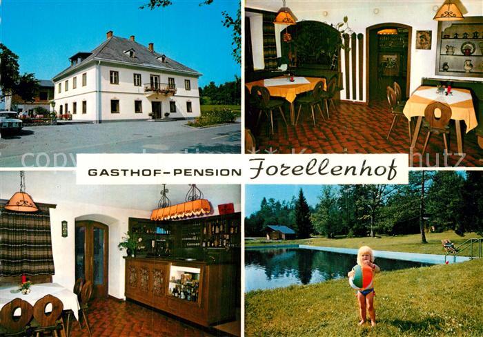 Grafenstein Kaernten Gasthof Forellenhof