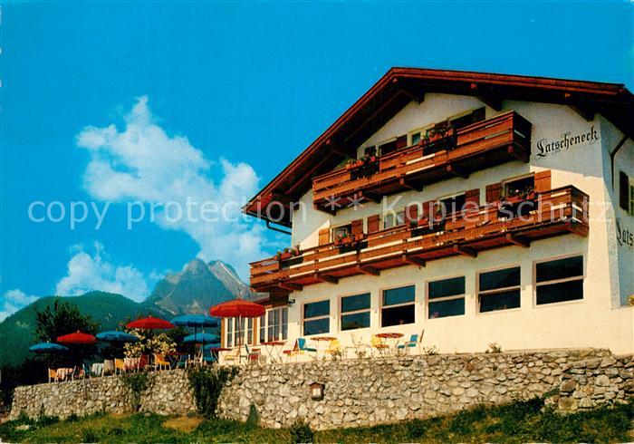 Mittenwald Karwendel Tirol Terrassen-Cafe Latscheneck