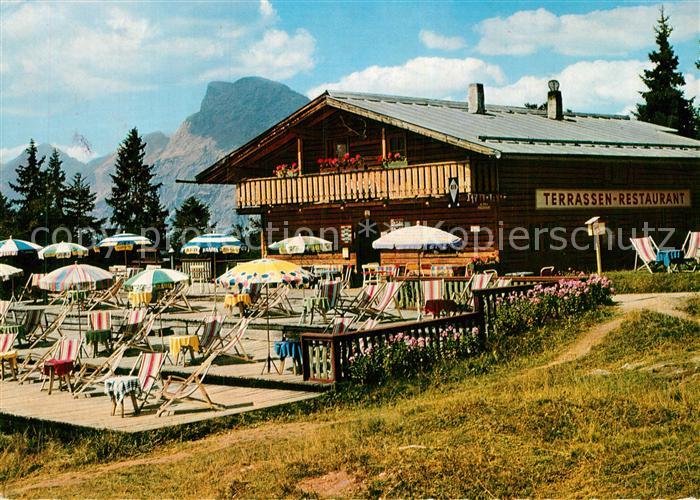 Seefeld Tirol Terrassenrestaurant Gschwandtkopf