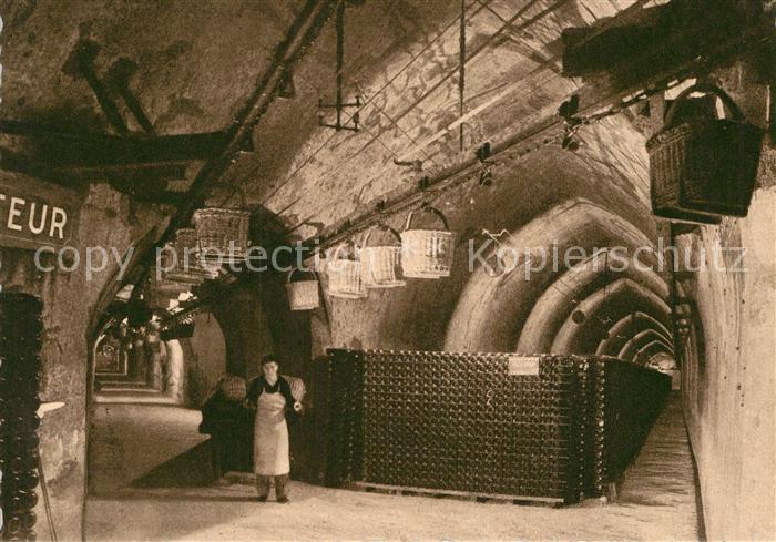 Reims Champagne Ardenne Champagne Pommery Greno Jonction de deux galeries et vue