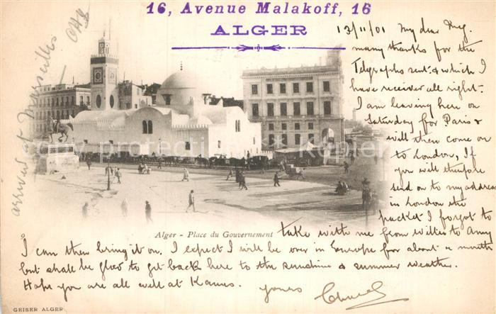 Alger Algerien Place du Couvernement
