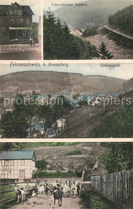 Masserberg Fehrenschweiz Gast- Loglerhaus Fehtenbacher Schweiz