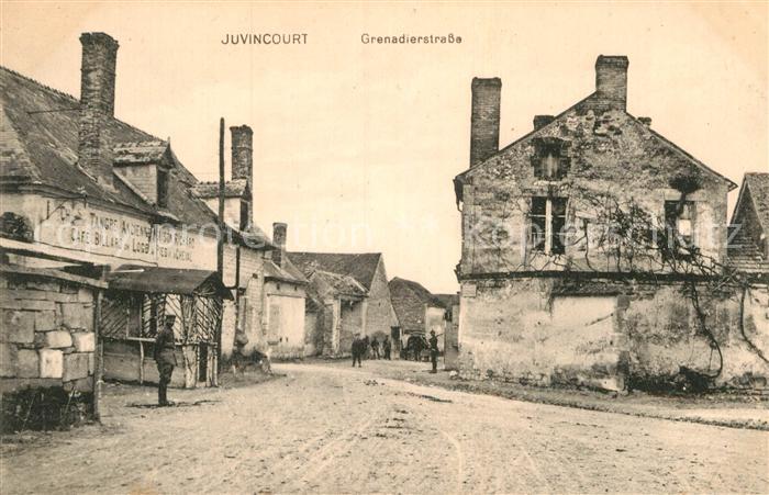Juvincourt-et-Damary Grenadierstrasse Ruine