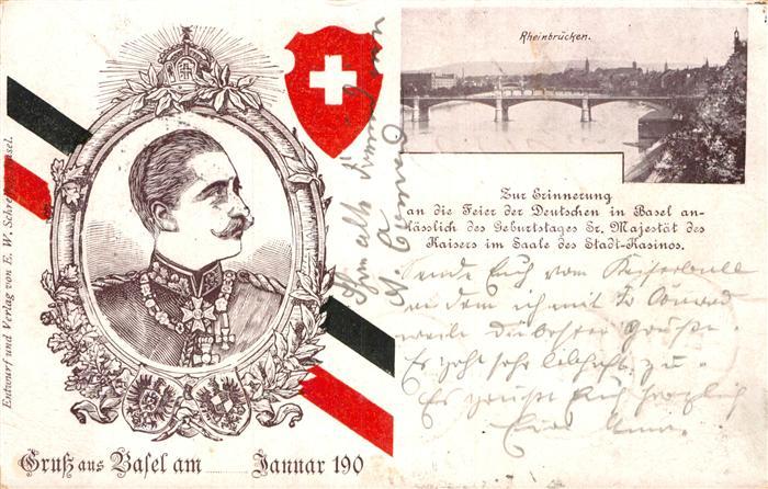 Basel BS Rheinbruecken